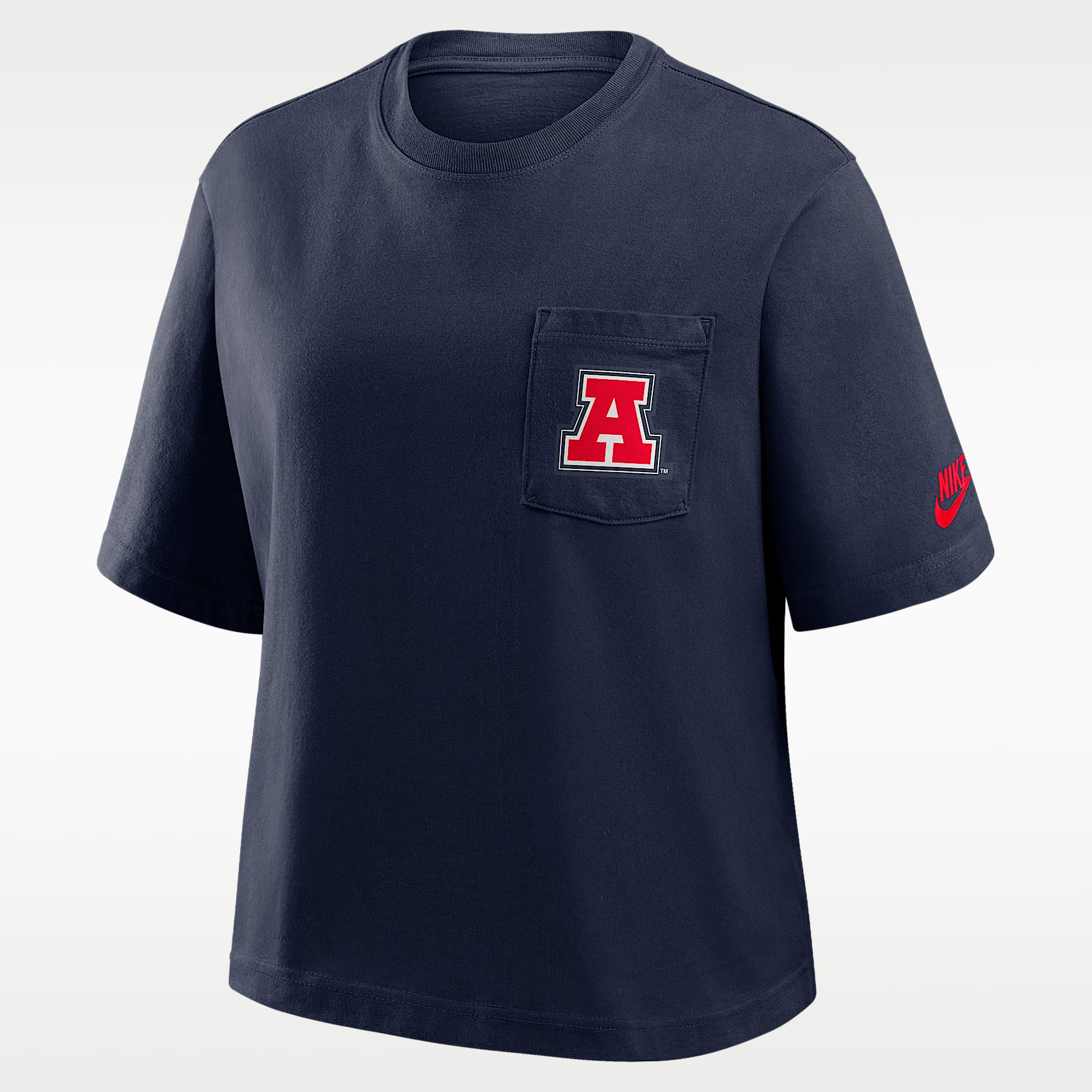 Arizona Legacy Pocket Boxy Women's Nike College T-Shirt. Nike.com